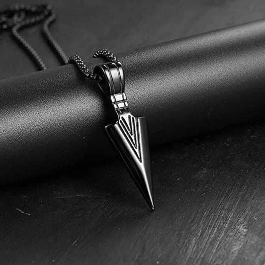 Saizen Arrow Black Locket Pendant